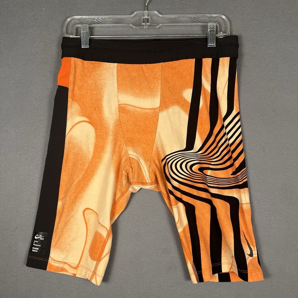 Nike Yoga‎ Dri-FIT A.I.R. Men's Training Shorts Atomic Orange Sz L